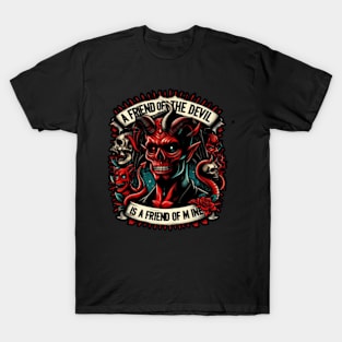 Friend of the Devil: Unholy Alliance T-Shirt T-Shirt